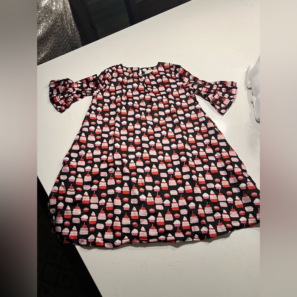 Kate Spade Girls Cupcake all over Dress. Size 10